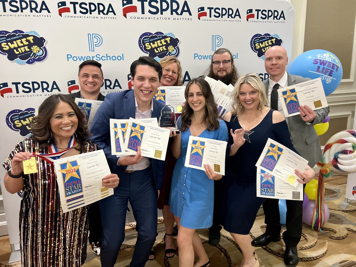 🛠️HARDWARE ALERT 🚨 
Oh, what a night for <a href="/LeanderISD/">Leander ISD</a> at the <a href="/tspra/">TSPRA</a> ⭐️STAR⭐️ Awards‼️
🥇16
🥈11
🥉1
💠 Crystal Commendation
💠 Crystal Commendation finalist
Gold ⭐️ Winner
Never met a team so dedicated to telling the stories of #1LISD with passion &amp; purpose. 
#NoPlaceLikeLISD