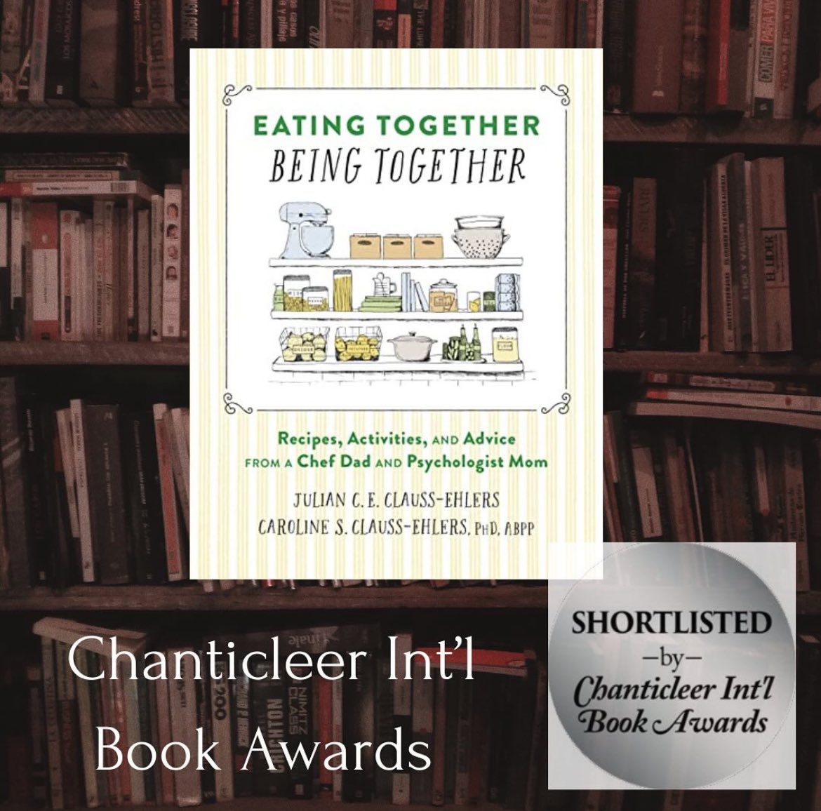 Eating Together Being Together is thrilled to announce we were chosen for the next round of <a href="/Chanticleer/">Francis E. Crowley</a> International Book Awards and made it to the Short List for 2024 Non Fiction! 

#FamilyDining  #FamilyBonding #FamilyTime #FamilyDinner #FamilyRecipes #SimpleRecipe #MealPrep