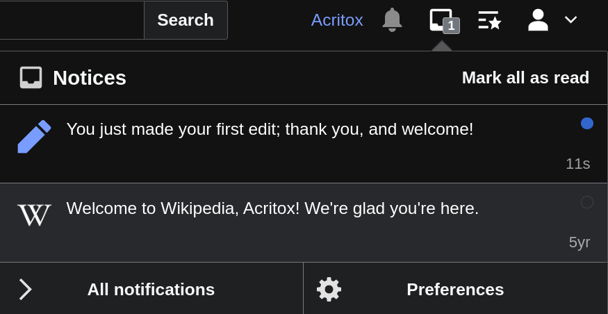the 5 year old welcome notification is just perfect there 😆