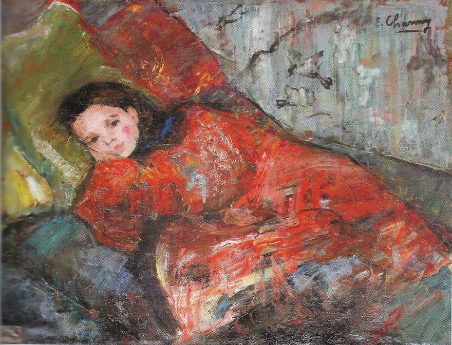 Émilie Charmy, ''Young Girl Reclining'', 1897 ☮️💜🎨🖌️
#postImpressionism #fauvism