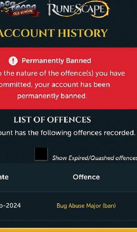 nah. wtf ARE YOU SERIOUS <a href="/Jagex/">Jagex: The Runescape Company</a> <a href="/JagexSupport/">Jagex Support</a> <a href="/OldSchoolRS/">Old School RuneScape</a>