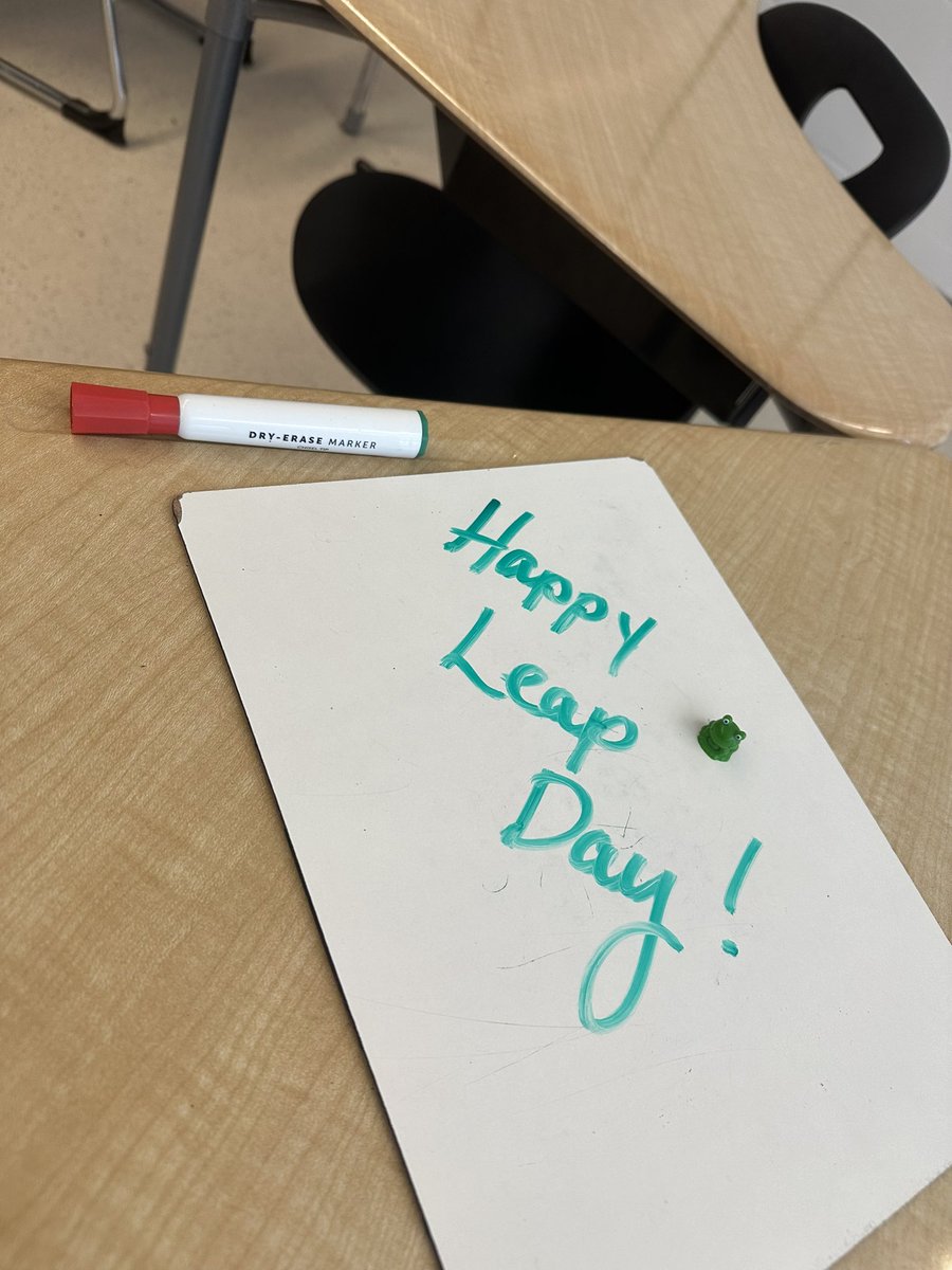 These little frogs kept popping up everywhere to help us celebrate Leap Day!