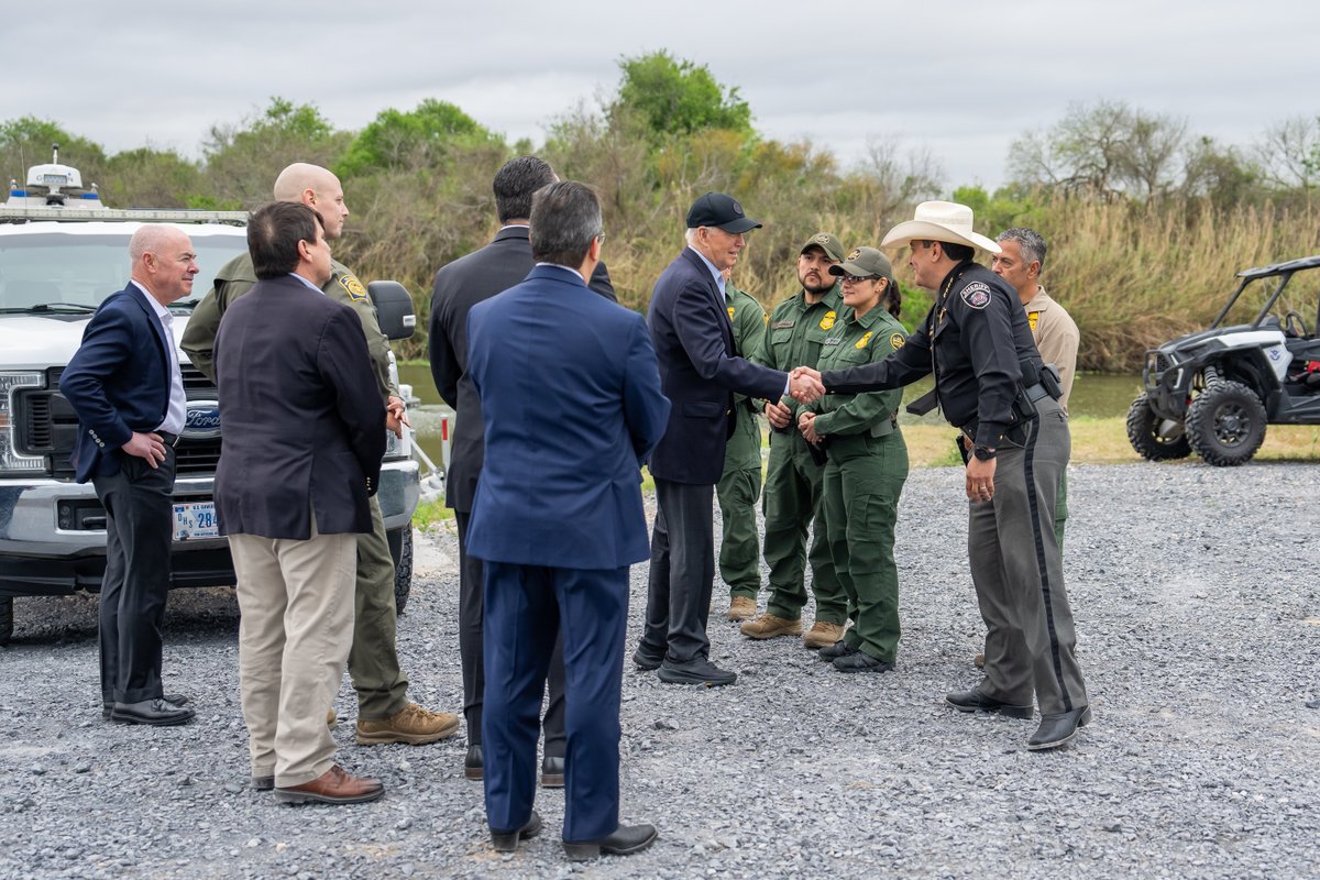 The Border Patrol agents, law enforcement officers, and asylum officers I met with today reiterated what we already know:

They desperately need more resources – more agents, judges, equipment – to secure our border.

We could answer that with our bipartisan border security deal.