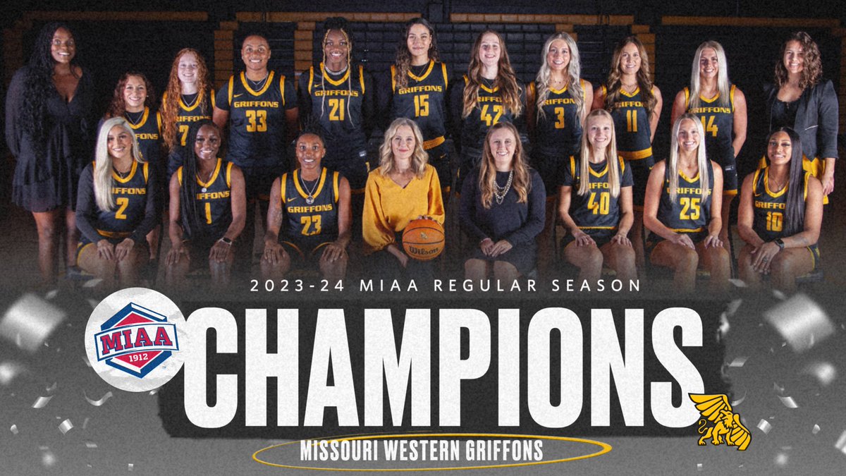 Congratulations to <a href="/GriffonWBB/">Griffon WBB 🏀</a>, your 2023-24 MIAA 𝑪𝙃𝑨𝙈𝑷𝙄𝑶𝙉𝑺 🏆🎊

#BringYourAGame