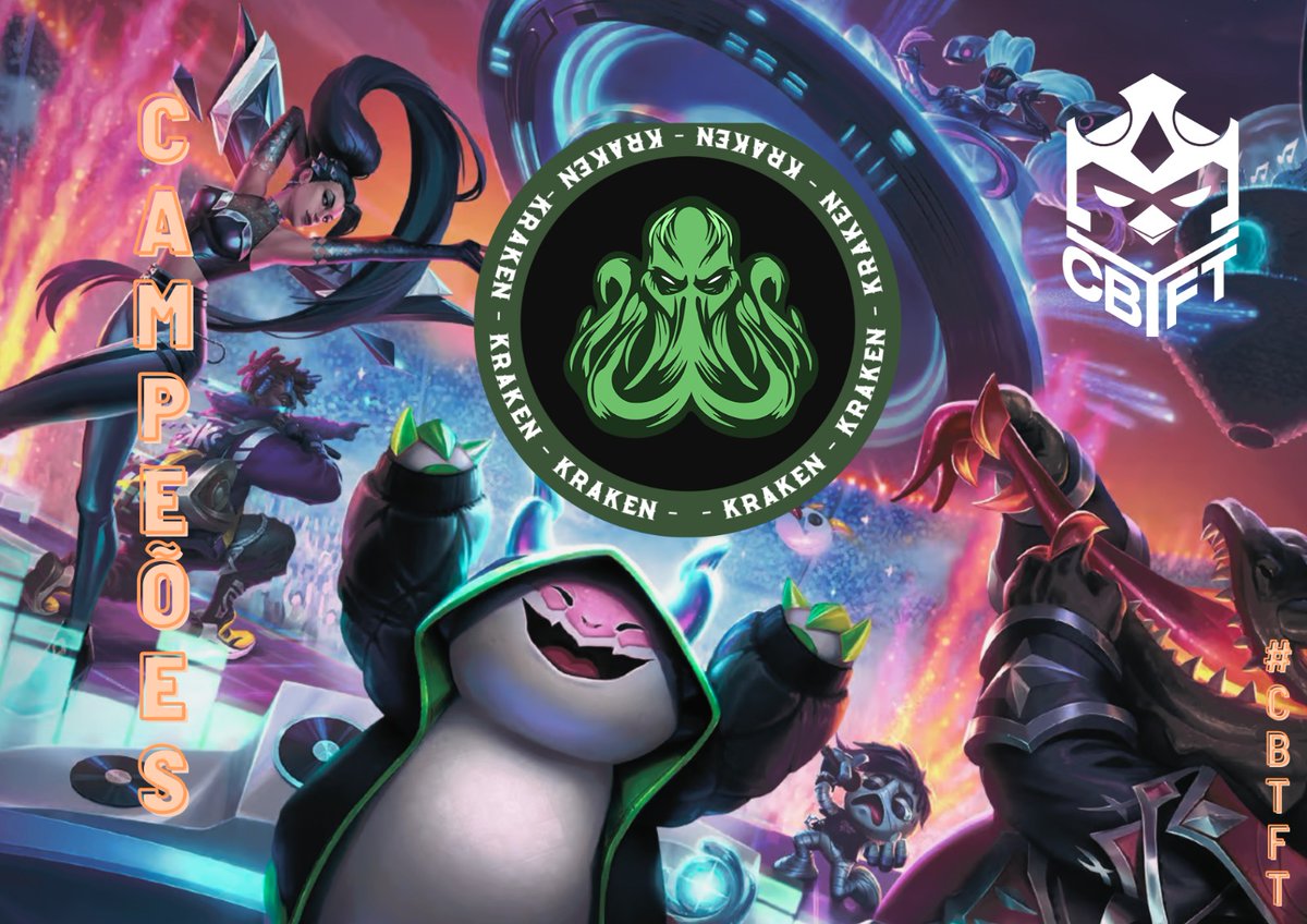 🚨 #CBTFT 🏆

Acabou!

Título inédito ao fim da CBTFT X:

<a href="/KrakengamingBR/">Kraken Gaming 🐙#GOKRK</a> 🏆