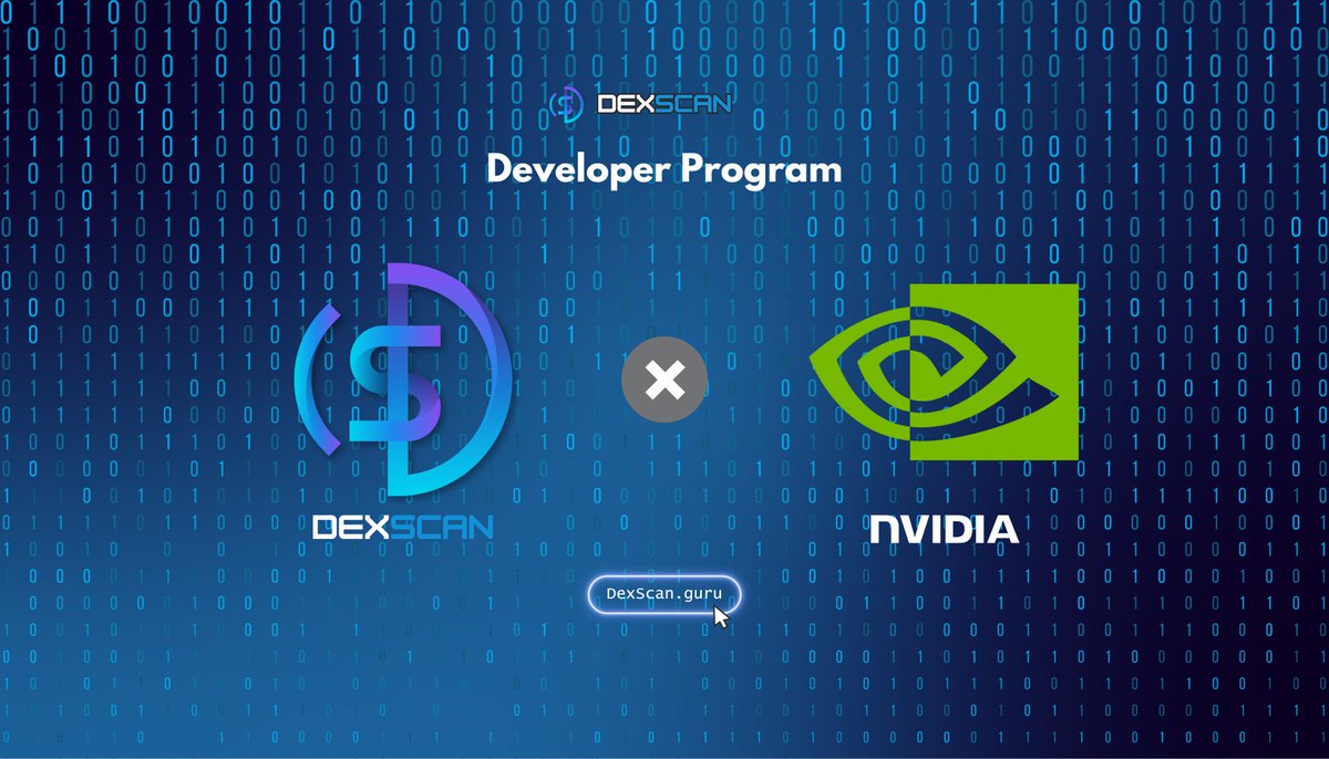 DexScan has recently joined the #NVIDIA Developers Program, marking a significant milestone for our team ✅ 

We're beyond excited to announce not just our acceptance into the NVIDIA Inception Program but also our entry into the Developers Program. This membership equips DexScan…