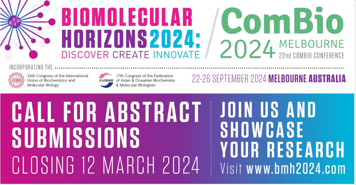 Call for abstract!! Join us for groundbreaking discussions! #BiomolecularHorizons #Abstracts #YoungScientists 🔬