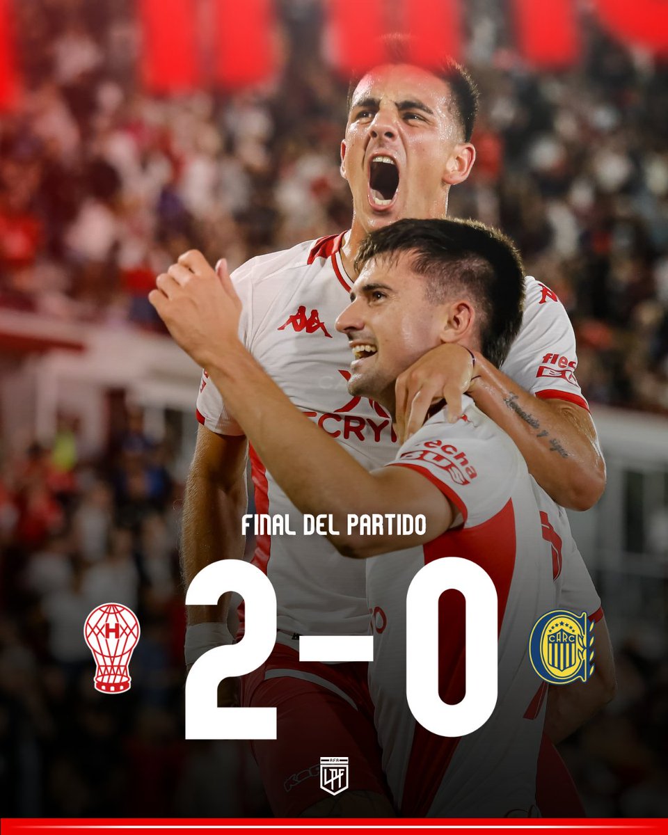 #JuegaHuracán 🎈|⏱️ 49' ST
🔚 Final del partido

¡Con todo, Globo! ¡Vamos nosotros! 😍🔥

#Huracán (Pussetto y De la Fuente) 2 - 0 #RosarioCentral