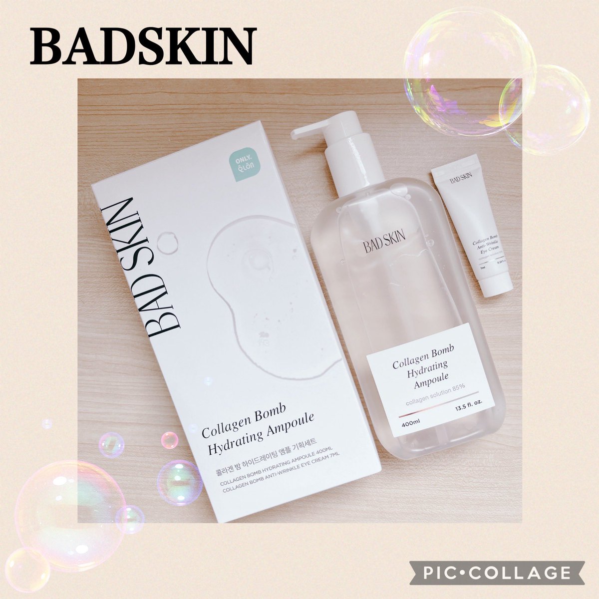 Shiho53993100's tweet photo. 日本未上陸商品であるBADSKIN様のCollagen Hydrating Ampouleをお試しさせて頂きました𓂃🫧
日本版アットコスメのファへでアンプル/エッセンスカテゴリーで 1位を獲得した商品🏆
そしてオリーブヤングのユーザーレビュー評価 4.9/5.0と人気が証明されています👏🏻✨
#PR #badskin https://t.co/zG7NEPozGz