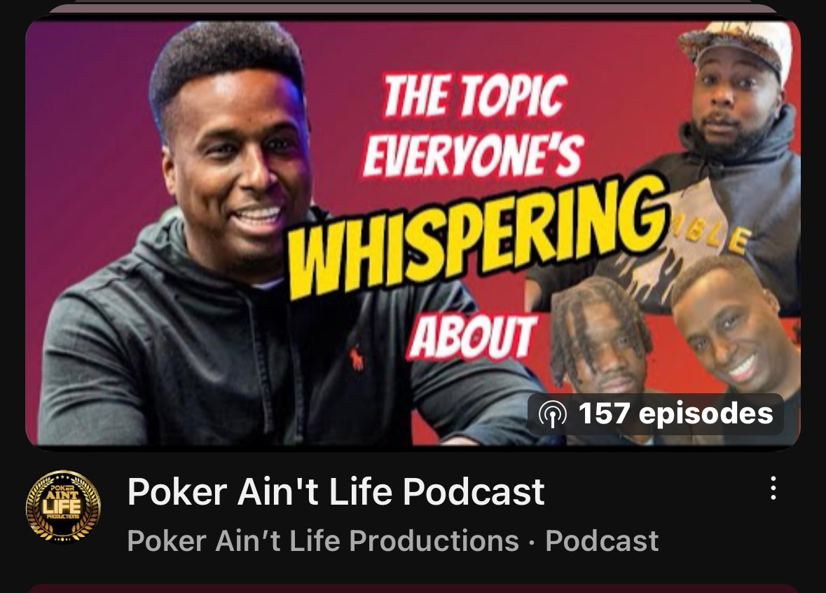 PokerAintLife (@pokeraintlife) on Twitter photo We recently did an interview with <a href="/mauricehawkins/">EatingOnAllStages</a>, Check it out and give us your takes on the situation. youtu.be/qYHWO1RCi1E?si… #poker #LeapDay #podcast We recently did an interview with <a href="/mauricehawkins/">EatingOnAllStages</a>, Check it out and give us your takes on the situation. youtu.be/qYHWO1RCi1E?si… #poker #LeapDay #podcast