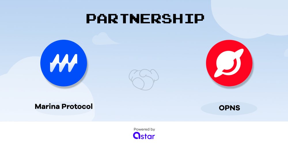 🎉MARINA_PROTOCOL&amp;@OPNSdomains🎉 We are excited to announce our collaboration with@MARINA_PROTOCOL
, a global Web 3.0 tutorial platform built on #BNB Chain! A special giveaway has been launched!   
🎁Reward: 5 x random 4-char .op domain
5 WL + 10 Waitlist for PFP NFT (free mint)