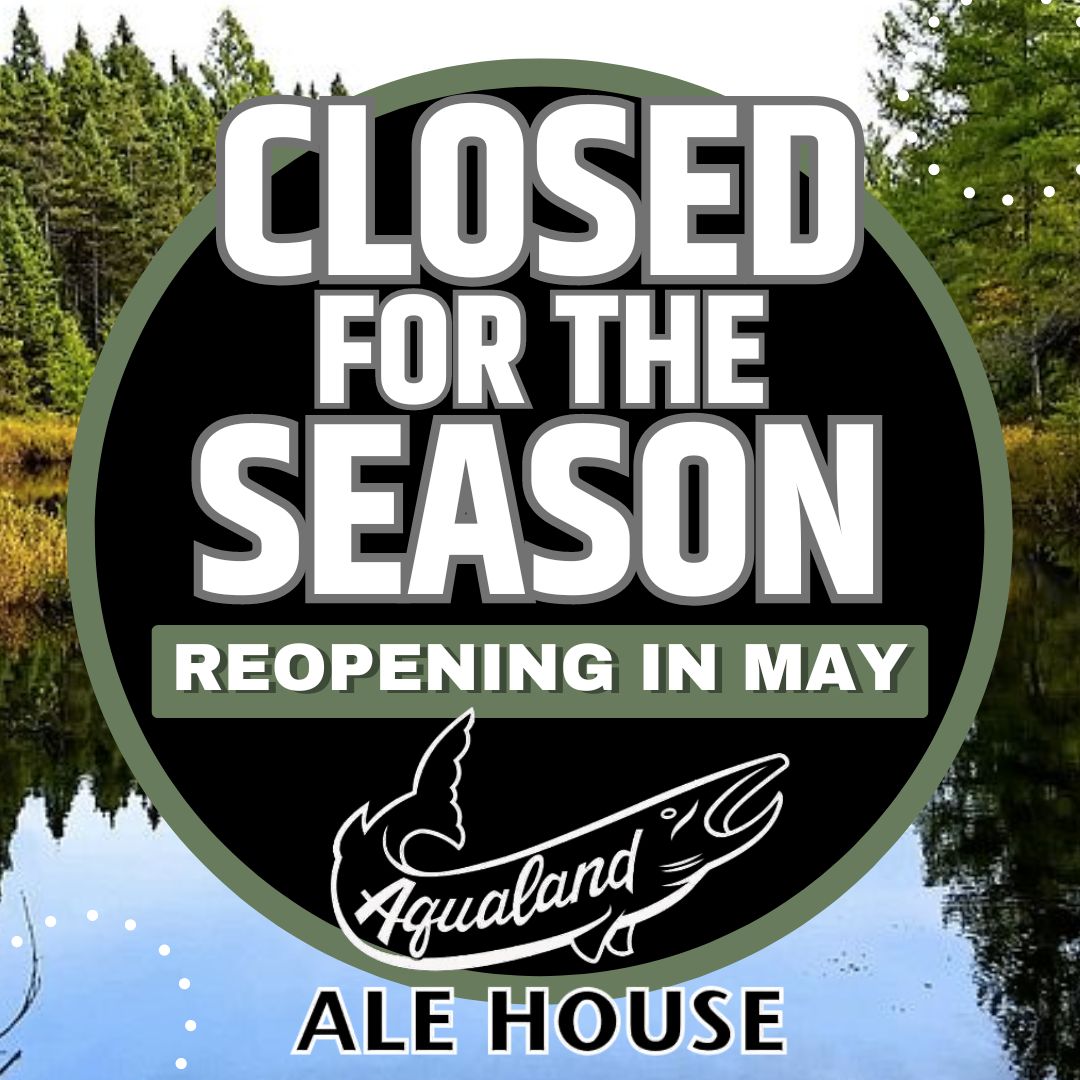 aqualandale's tweet photo. CLOSED FOR THE SEASON!

We want to thank everyone that visited and supported the Ale House this season because we would not be here without you! 

We will be reopening in early May, so keep an eye out for our reopening date and we'll see you soon!

#aqualandalehouse #seeyousoon https://t.co/Q2jMSA9lBm