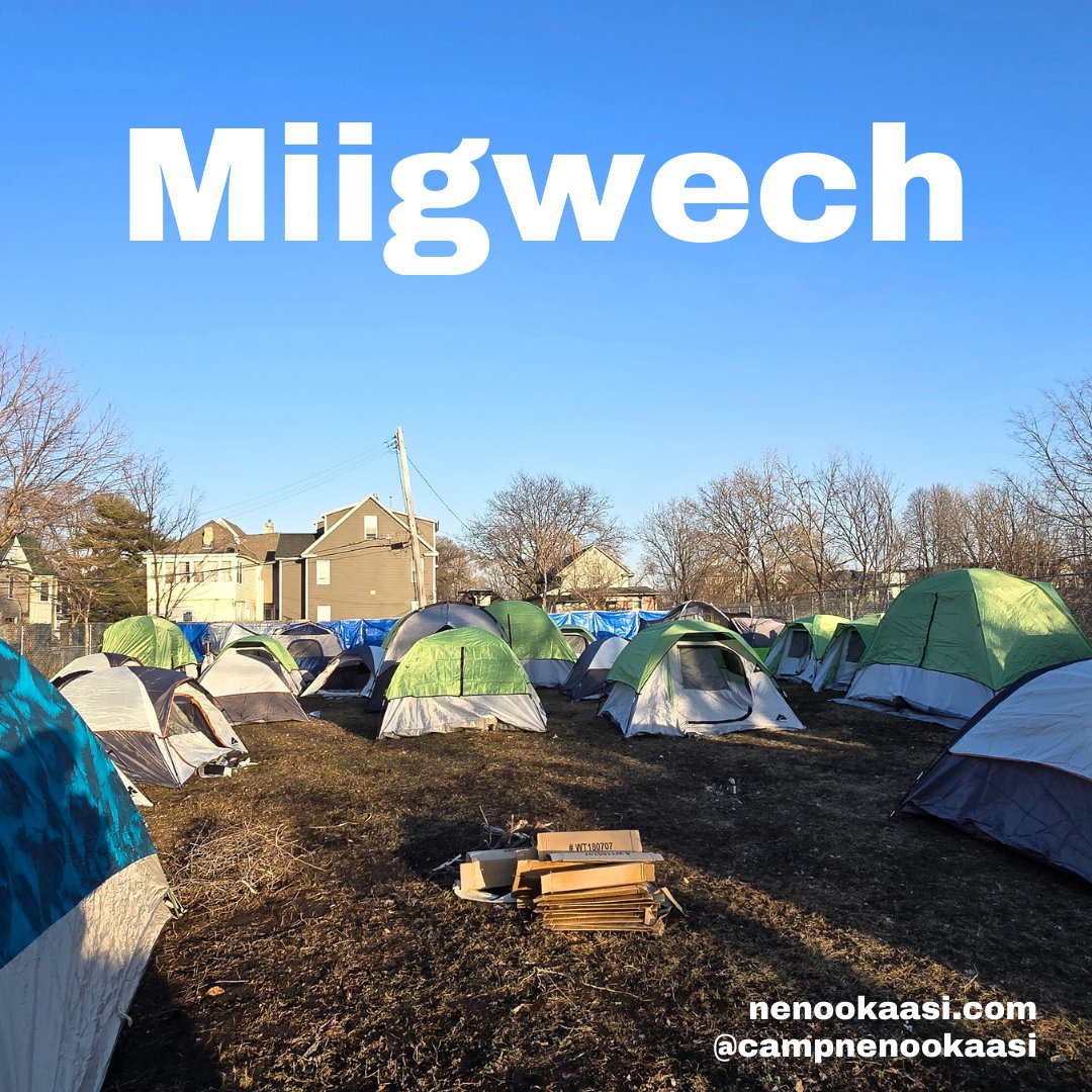 campnenookaasi's tweet image. Miigwech.
We're shaken and tired, but together we are rebuilding to keep each other as safe as we can until we have achieved real long term solutions.
Thank you to everyone who brought supplies and spent the day helping to move and get setup at 2839 14th Ave S, Minneapolis