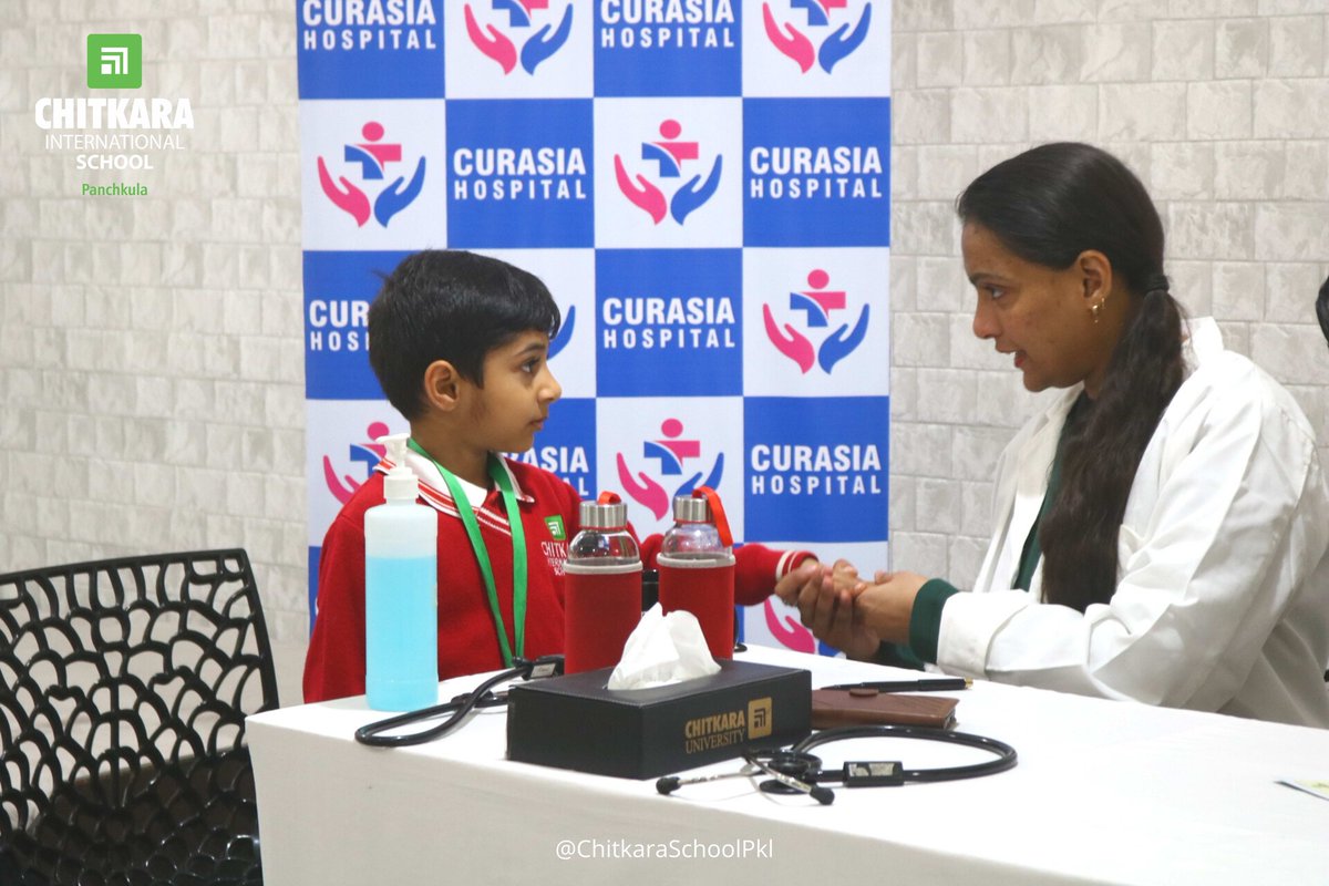 chitkara_school's tweet photo. Chitkara International School, Panchkula, conducts a "Health and Wellness Camp" for the students of Chicklets to Grade 9

#CIS #healthcamp #kidsHealth #CheckupCamp #EyeCheckup https://t.co/RAwI7mUadU