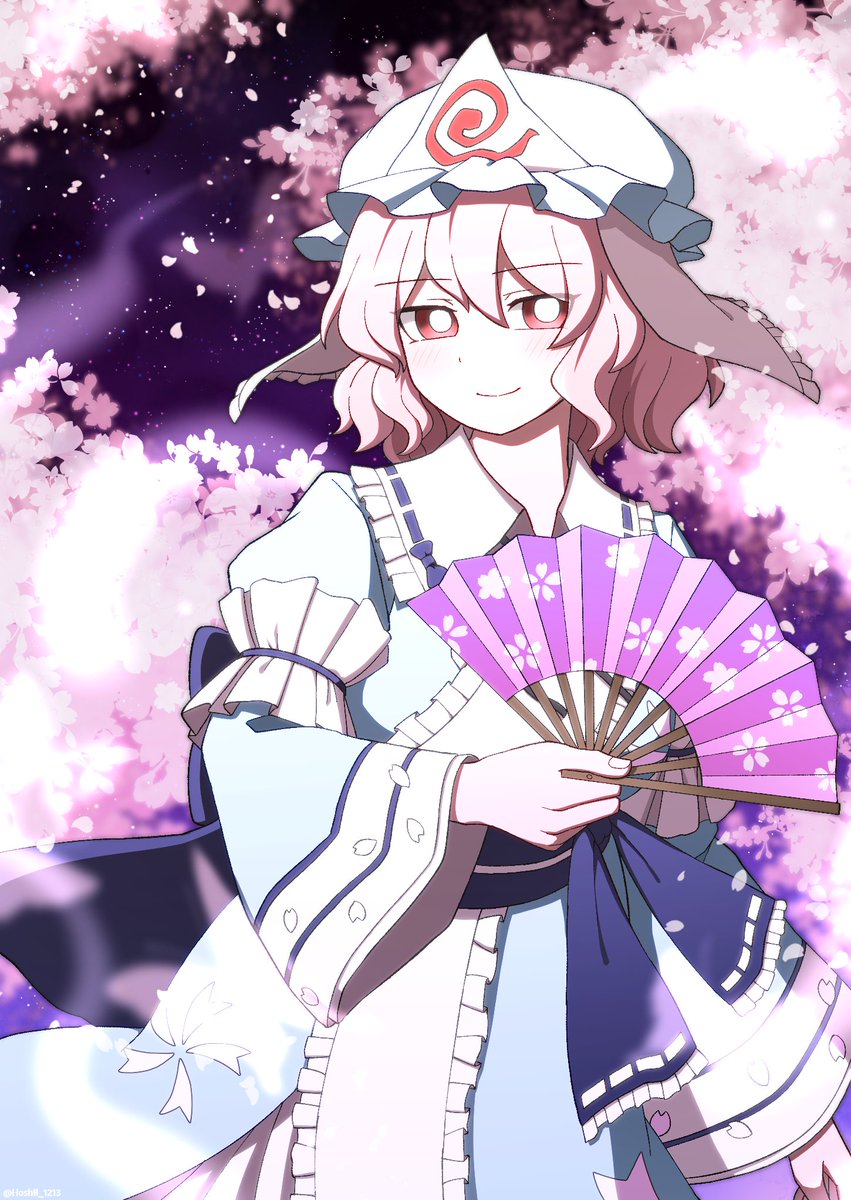 西行寺幽々子 「ゆゆこ様#西行寺幽々子 #東方Project 」|HoshII🌟のイラスト