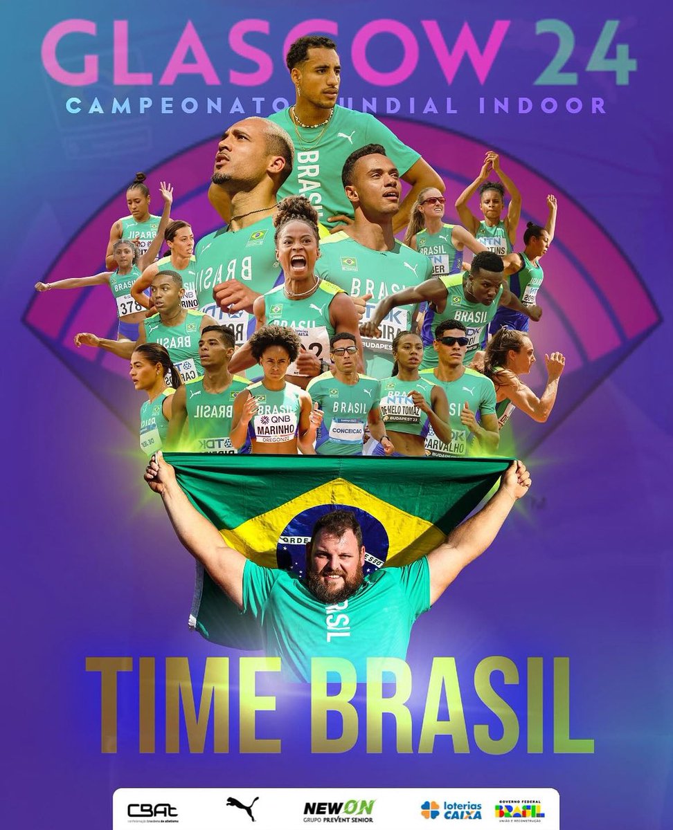 VAMOS TIME BRASIL DE ATLETISMO!
Corrente de Boa Provas para todos os Brasileiros🙏🇧🇷
#GLASCOW2024