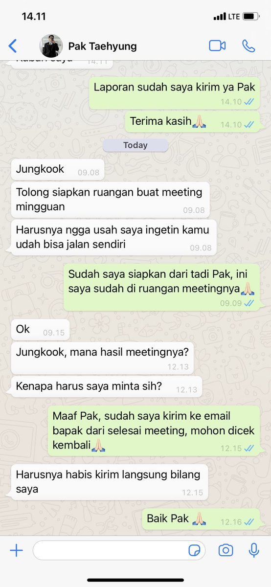 vkteara's tweet photo. TAEKOOK AU

— GA (General Affair)

Tentang Jungkook yang harus menghadapi siksaan dunia kerja hanya karena mempunyai atasan yang menyebalkan, Taehyung. https://t.co/WHDPPoRVsD