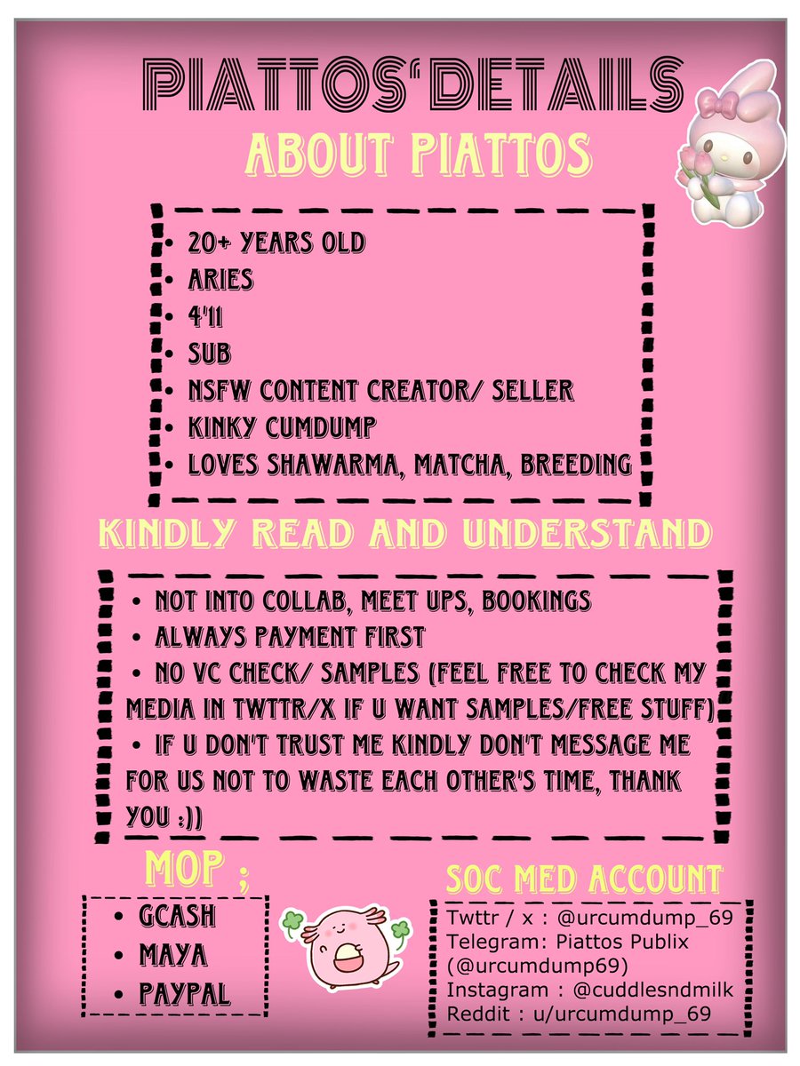 Piattos•777✨🪬 check pinned tweet for rates tweet media