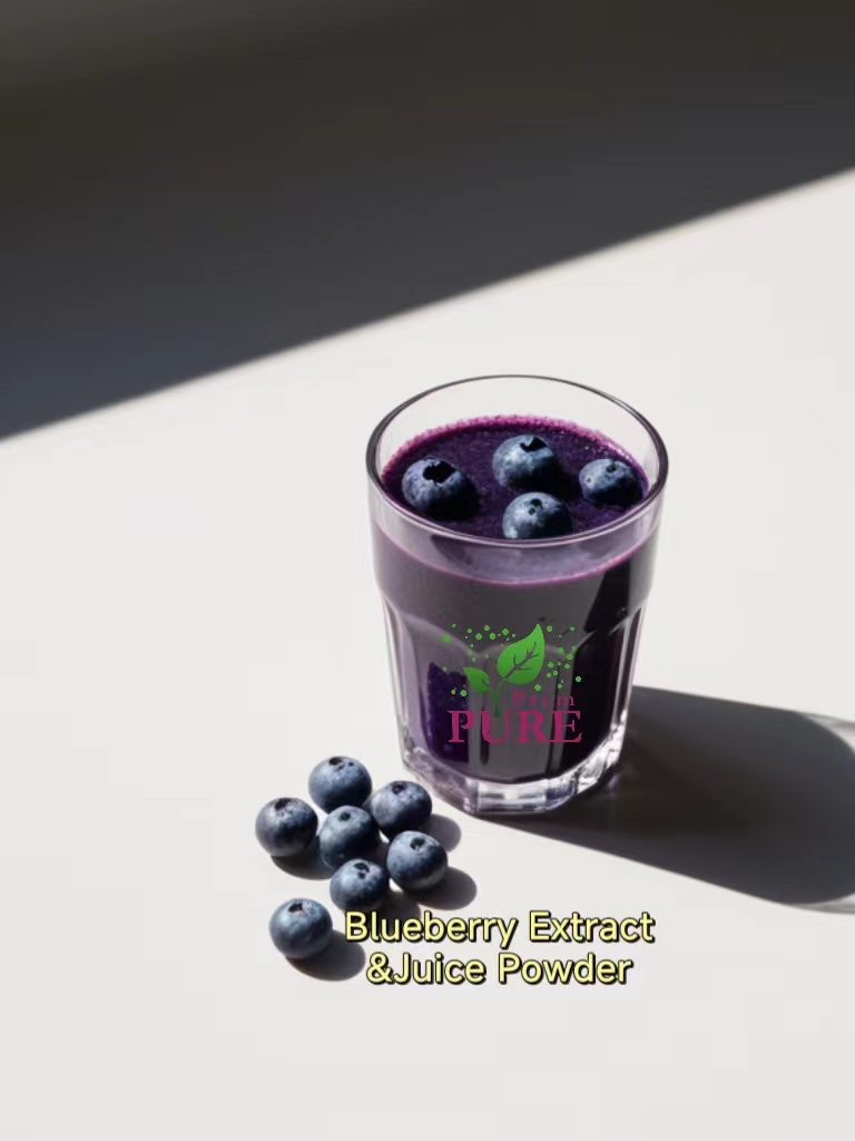 PremPureBio's tweet image. Power of #Blueberries with Our Blueberry Extract(#Vacciniumspp）and #BlueberryJuicePowder!Introduction:
Hello, health enthusiasts! Are you looking to incorporate the rich benefits of blueberries into your lifestyle? We are excited to introduce our premium Blueberry Extract