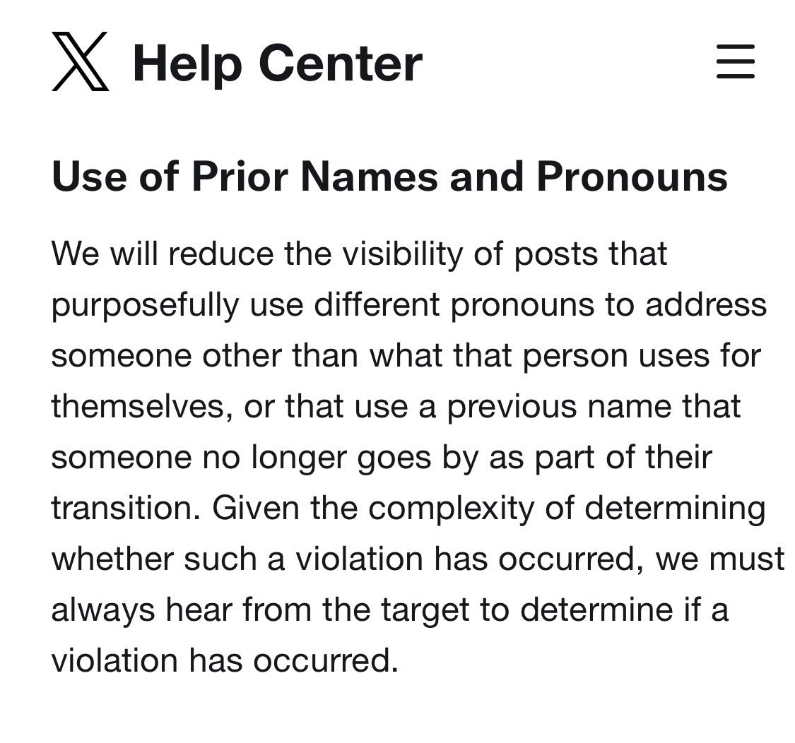 And this is why “preferred pronouns” are the crux of the issue.

It starts as an intimidation tactic (“Call this man she or no one can hear you!”) & ends with men being considered women in law.

Calling a man “she” isn’t the middle ground. It’s how we got dystopia.

CC: @elonmusk
