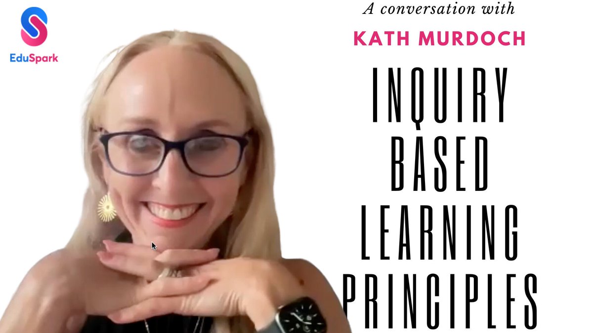 For those who missed it, here is the recording of our amazing conversation with @kjinquiry earlier this week - eduspark.world/courses/a-conv… FREE and available for all to learn from - please share with your colleagues - ENJOY!