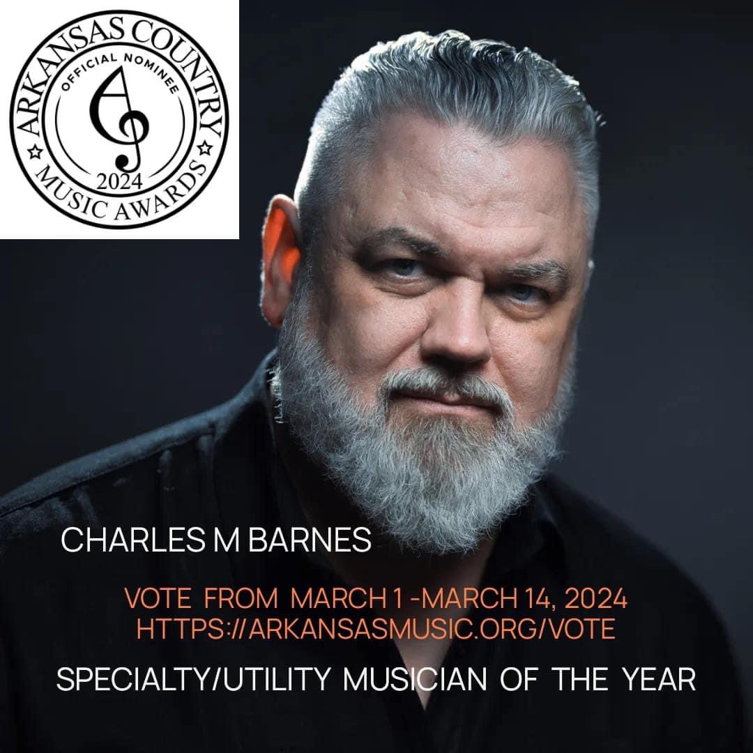 CMBMusic's tweet image. I’ve been nominated for specialty/utility musician of the year for Arkansas Country Music Awards. Some have asked how to vote here’s how. Voting is from March 1-14. You can vote from anywhere online. It’s an honor and I’m humbled just being nominated. #arkansascountrymusicawards