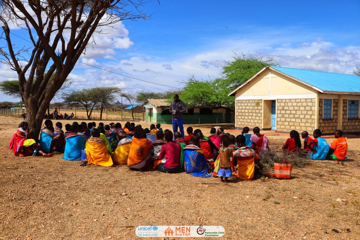 Strengthening community -based support for members of network for survivors of FGM in Samburu. @UNICEFKenya @KenyaChildFund @MenEndFGM