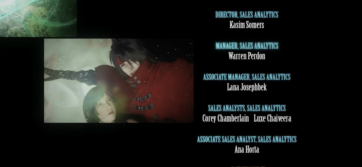 CoreyAlann's tweet image. The first FF title I ever played was my brother’s copy of 7 when I was a little kid. Fast forward to my name being in #FF7R and meeting the voice actors - cannot describe the emotions of how much life can give you when you work hard. Let’s go play #FinalFantasyVIIRebirth!!! 🥹💫
