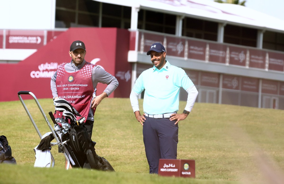 Qatar's Ali Abdullah Al Shahrani n Saleh Al Kaabi share lead at end of first day's play at GCC golf Championship on Thursday

#qatar #GCC, #GCCGolf #GCGolfchampionship2024, #doha 
, قطر # بطولة مجلس التعاون الخليجي للجولف #  نادي الدوحة للجولف# الاتحاد القطري للجولف
