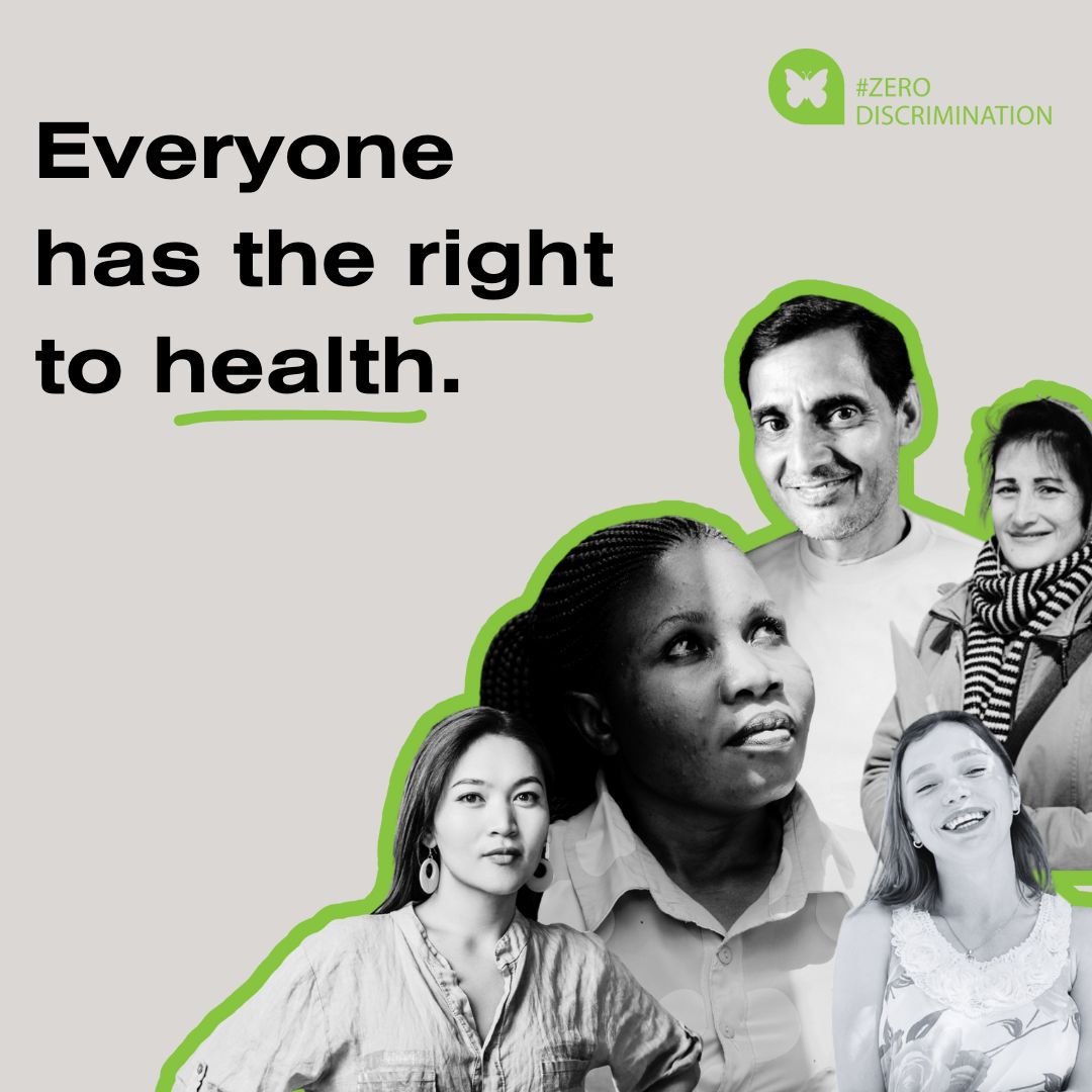 In a survey of 19 countries, 25% of people living with HIV reported experiencing some form of discrimination in health care. To protect everyone’s health, we must protect everyone’s rights. #ZeroDiscrimination
