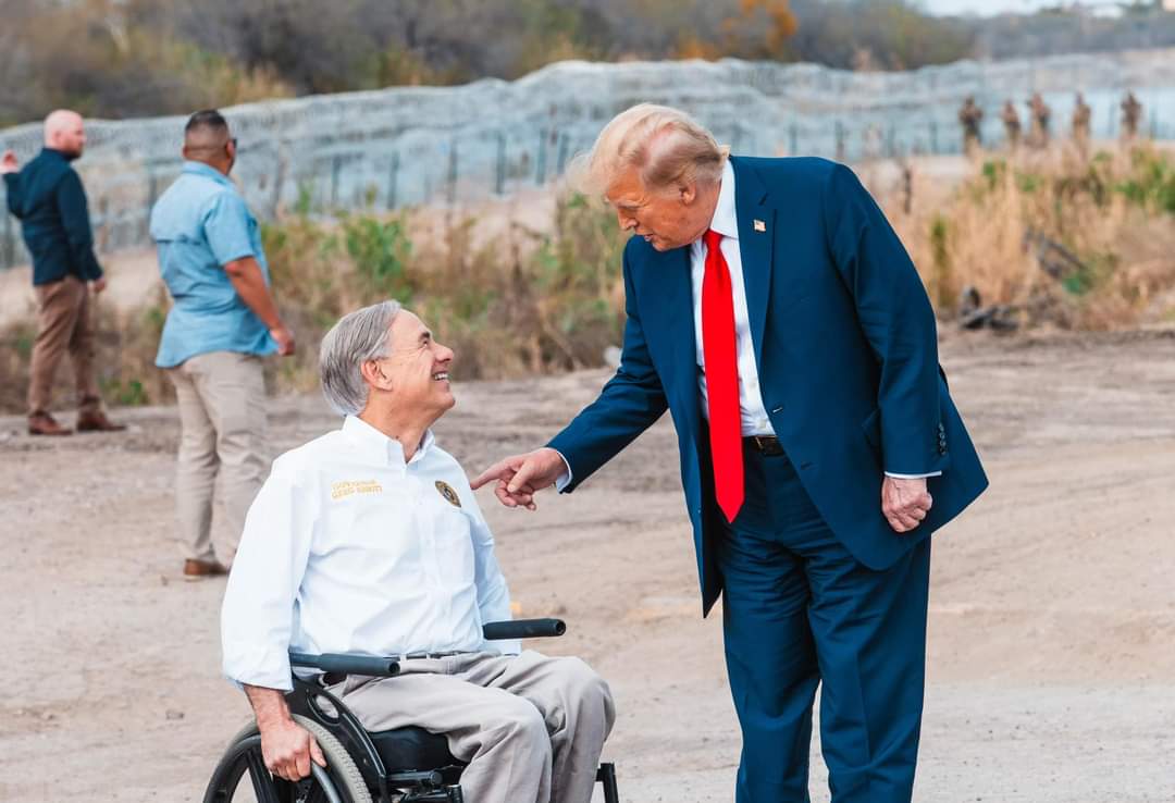 Voters understand that illegal immigration has hurt our economy and the safety of the American people. Thank you, President Donald J Trump and Governor Abbott, for visiting our Texas border. We must do everything we can to keep the American people safe 🇺🇸