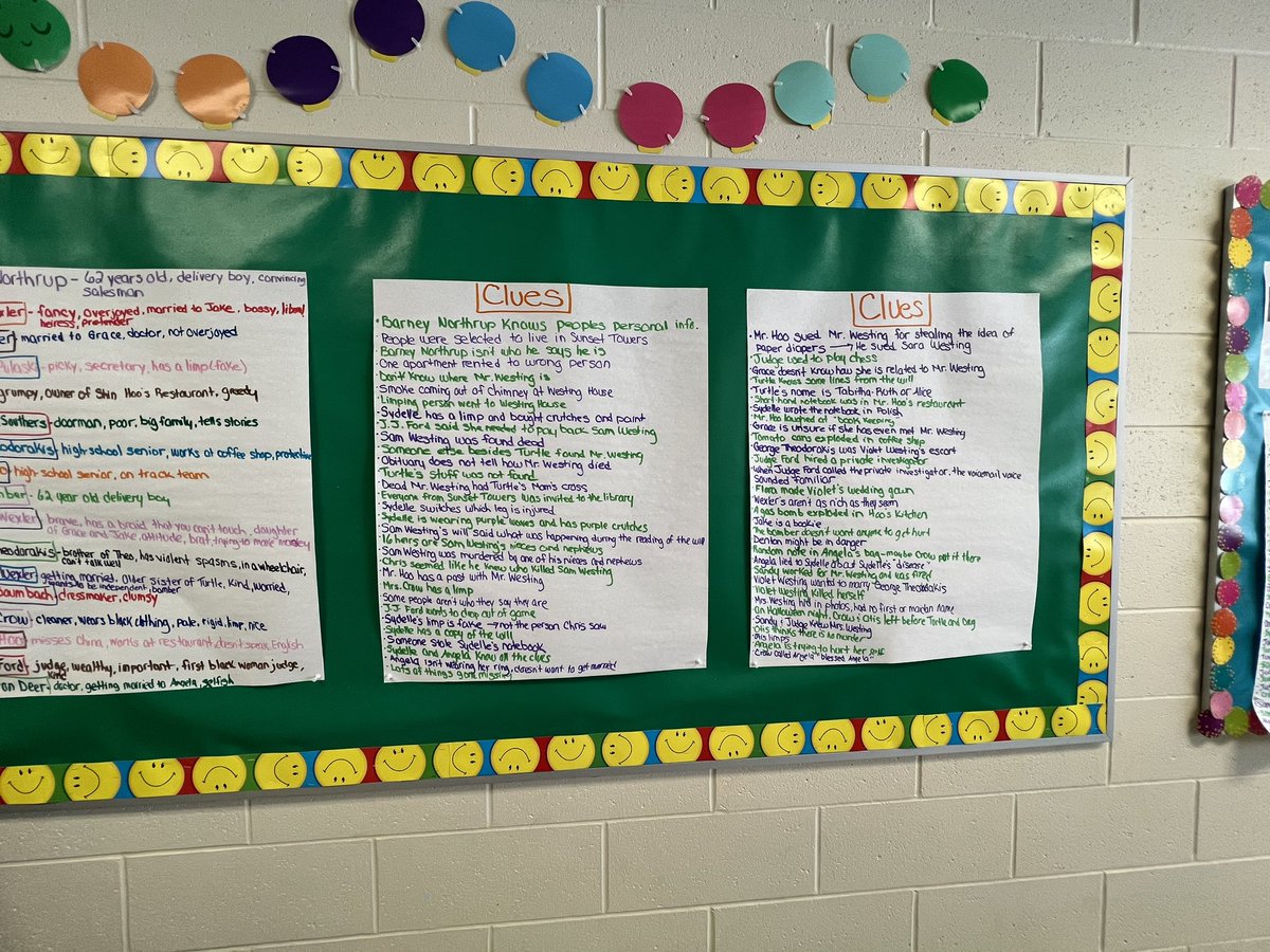 This might not look like anything important, but in reality these anchor charts are very useful to Ss! During @BookwormsRW shared reading, Ss help add content to the anchor charts, which helps keep track of what we are reading!📖 @SoRclassroom @goyenfoundation @CurriculumMatrs