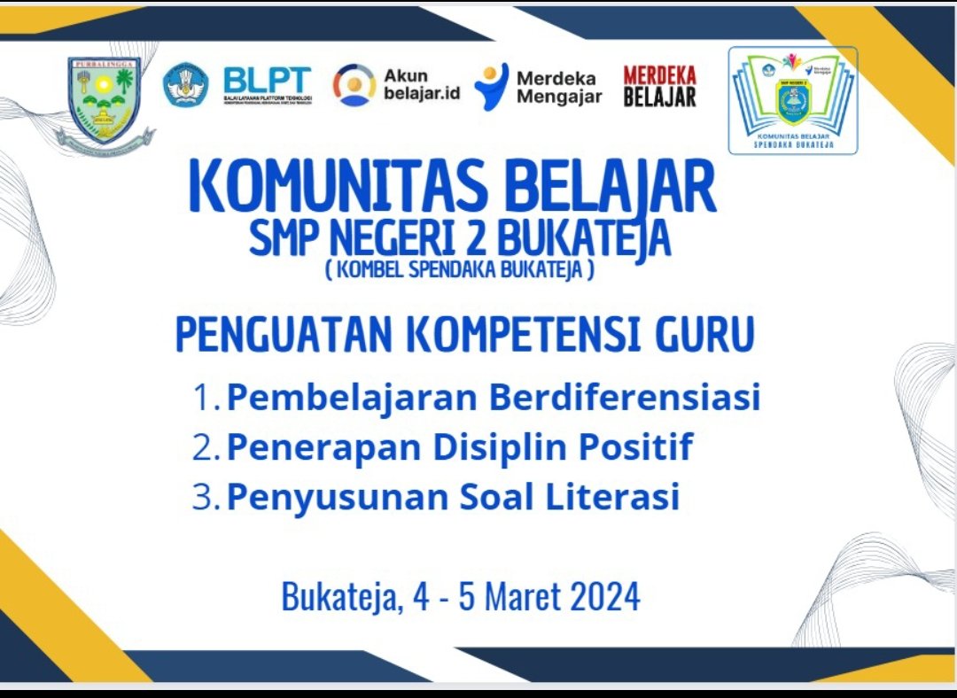 saatnya menggerakkan komunitas belajar