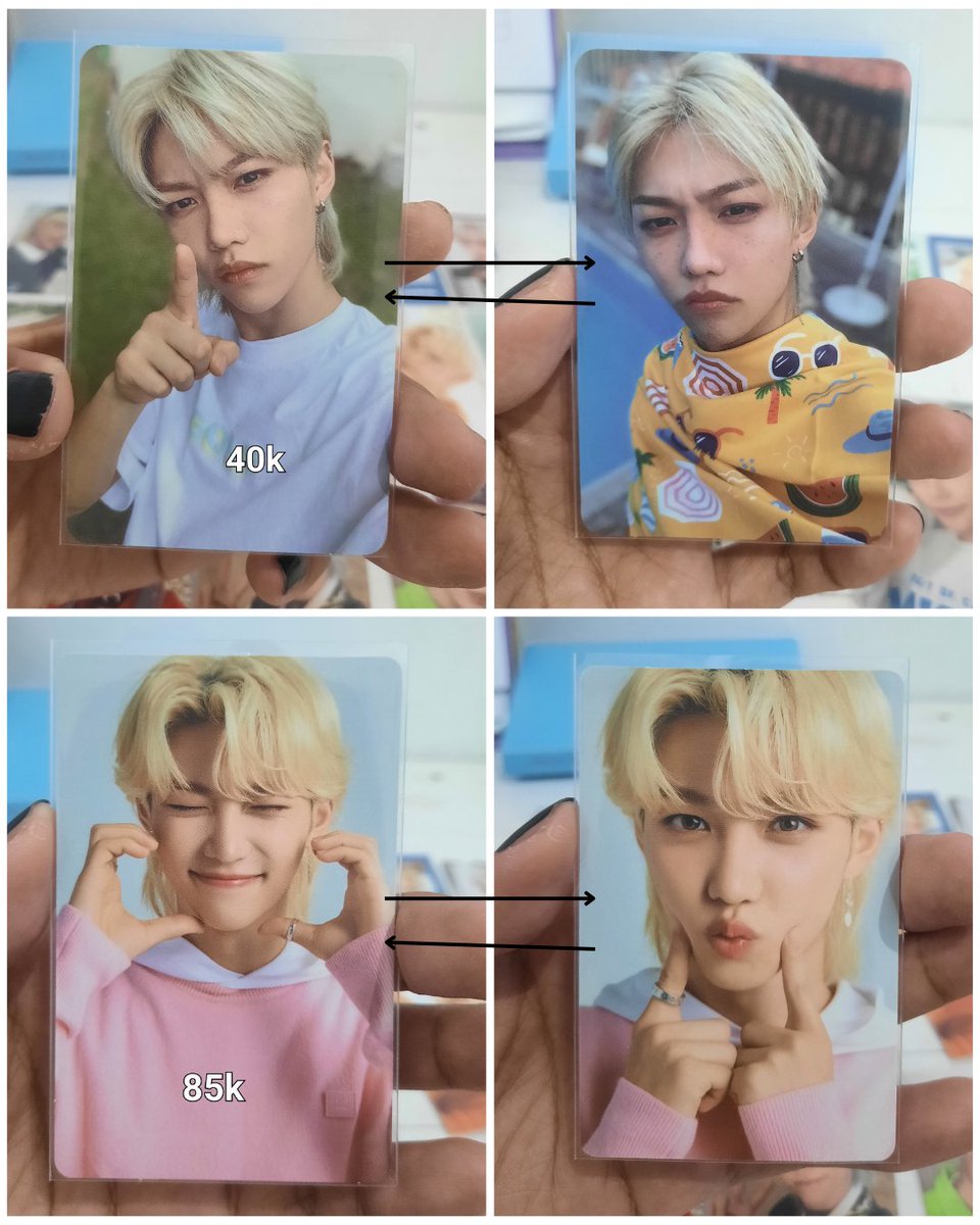 WTS photocard felix
Ready ina (jawa timur)
Kondisi masih bagus semua ga ada yang lecet.
DM me