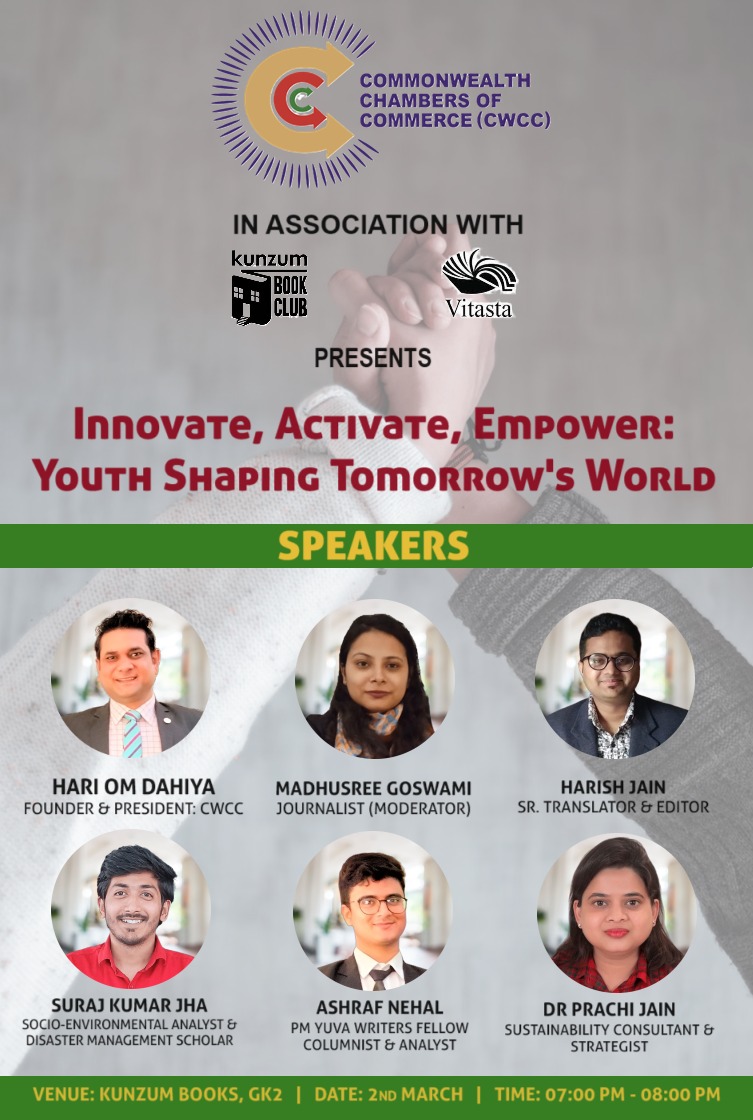 Excited to announce our upcoming panel discussion (3/3) on 𝗜𝗻𝗻𝗼𝘃𝗮𝘁𝗶𝘃𝗲❟ 𝗔𝗰𝘁𝗶𝘃𝗮𝘁𝗲❟ 𝗘𝗺𝗽𝗼𝘄𝗲𝗿: 𝗬𝗼𝘂𝘁𝗵 𝗦𝗵𝗮𝗽𝗶𝗻𝗴 𝗧𝗼𝗺𝗼𝗿𝗿𝗼𝘄'𝘀 𝗪𝗼𝗿𝗹𝗱. Join us for an insightful conversation with industry experts and thought leaders <a href="/kunzum/">Kunzum</a> (3/3)
#YOUTH