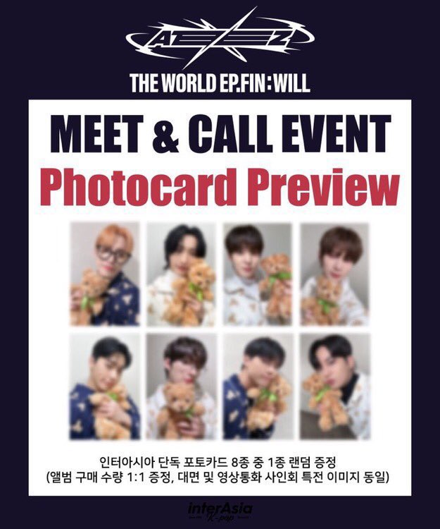 ATEEZ interAsia インターアジア
共同購入 対面 ヨントン トレカ パジャマ くま

【譲】 🐿🐶👑⛰🐺🦊🐻
トレカのみ、各複数枠あり

【求】1600円(普通郵便、送料込)

お気軽にお声掛けください、支払い方法柔軟に対応します🙇🏻‍♀️ 関税等の2次入金はありません◎