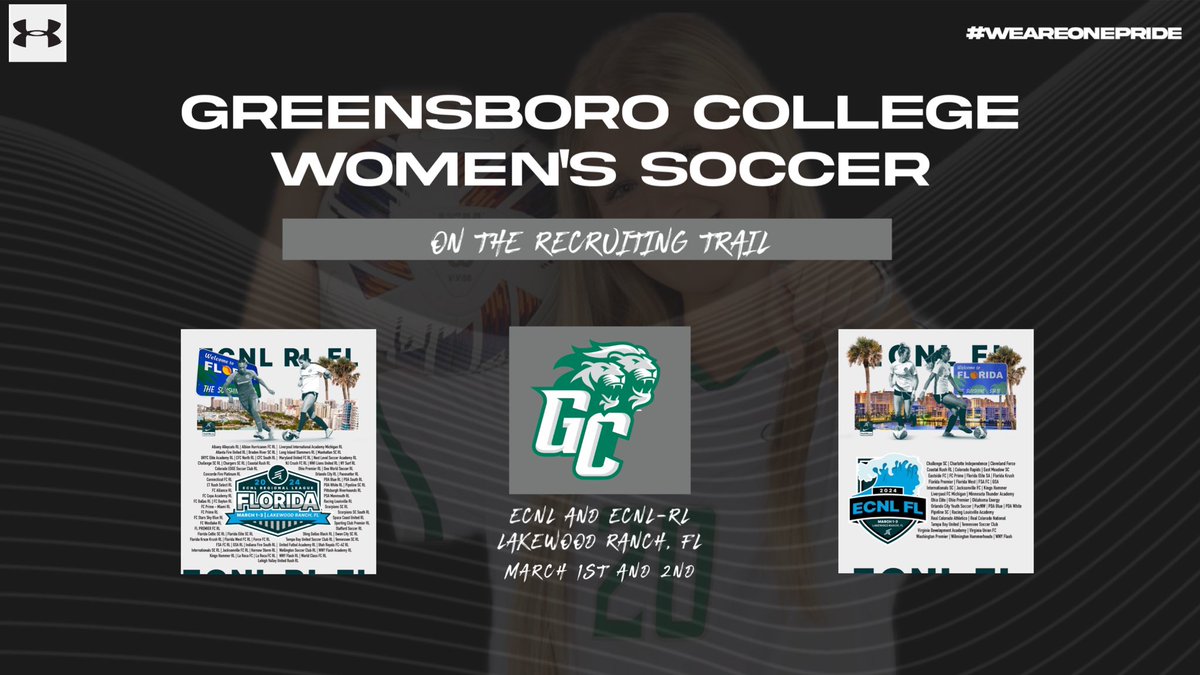 On the recruiting trail this weekend in Lakewood Ranch at the combined ECNL events searching for future members of our Pride family and catching up with several of our commits! Looking fwd to a great wknd of soccer! @GC_Pride #weareonepride