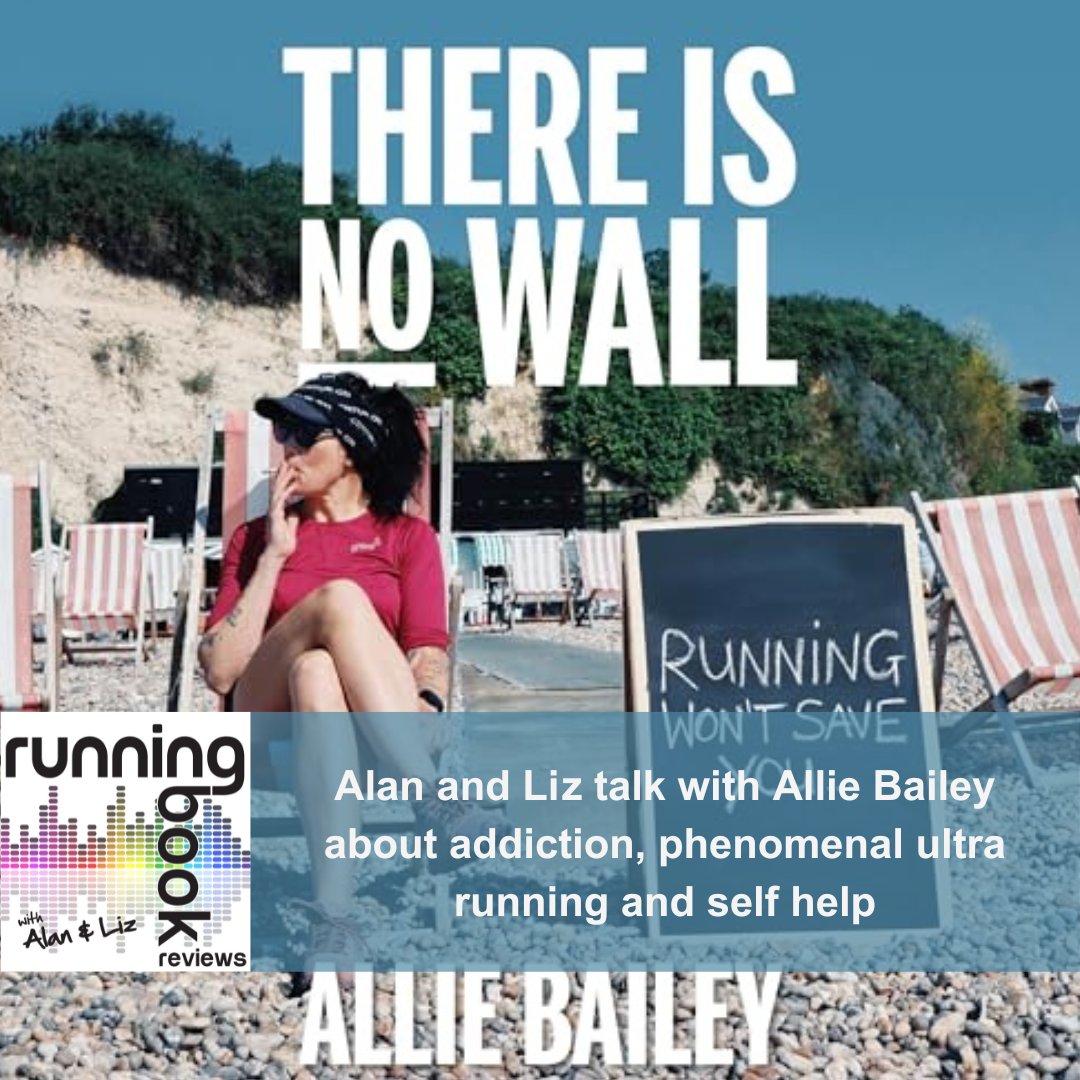 What great talk with Allie Bailey about her new book There is No Wall. Supreme ultra performance in the face of addiction and depression. Running won't save you.....      @VertebratePub #runningbooks #runningisawesome