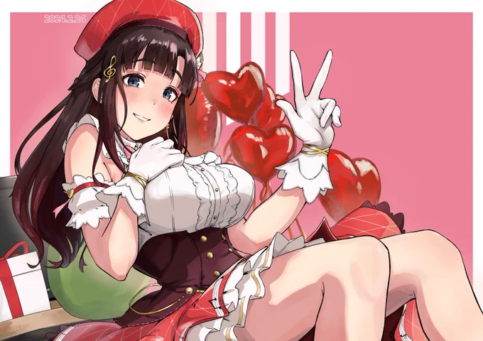 #詩子あーと今年もお姉さんの誕生日記念企画でイラスト部分担当させていただきました、ありがとうございます。詩子お姉さんはいいぞ 