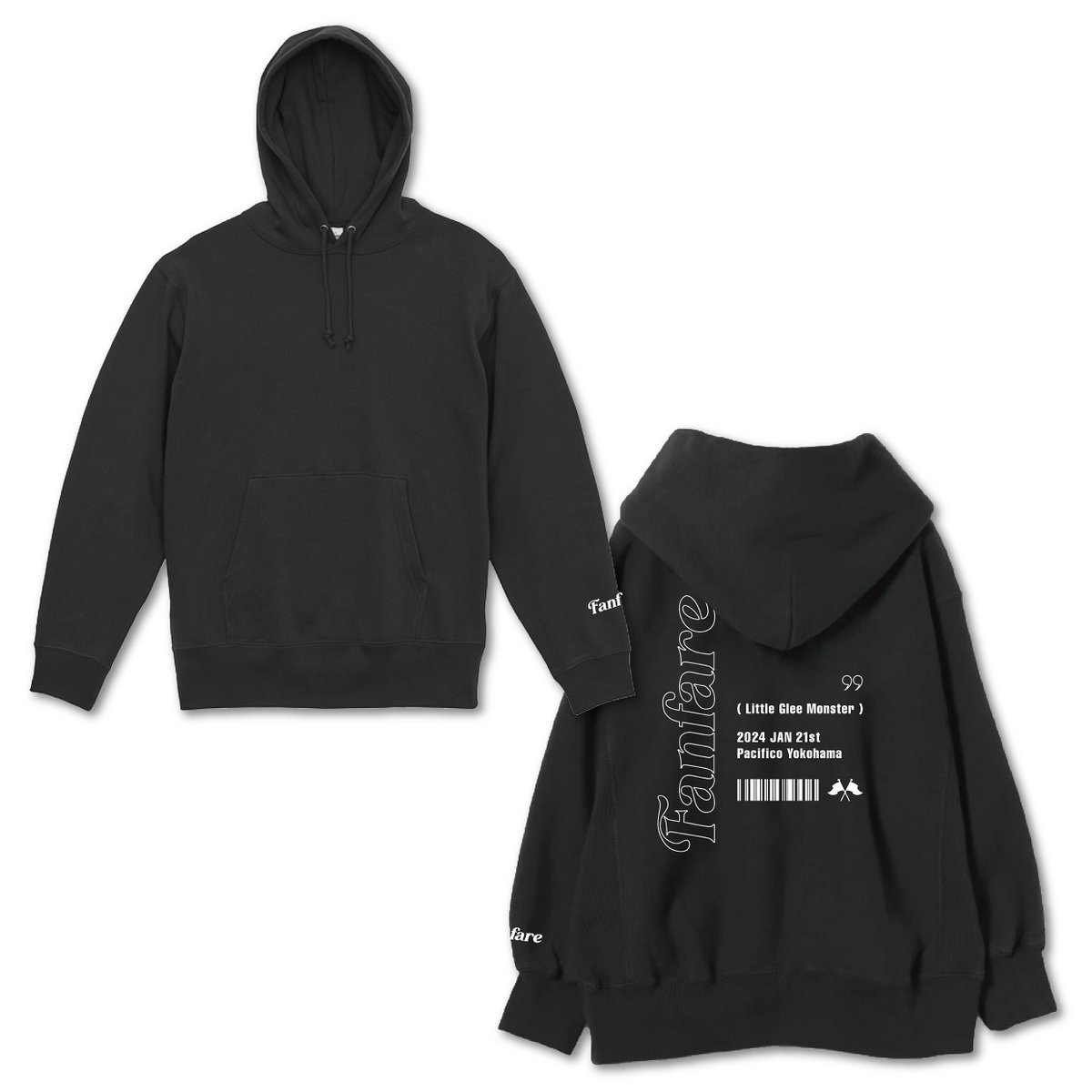 Little Glee Monster Fanfare パーカー XLグリーン LittleGleeMonster】 Fanfareパーカー（アイビーグリーン）の