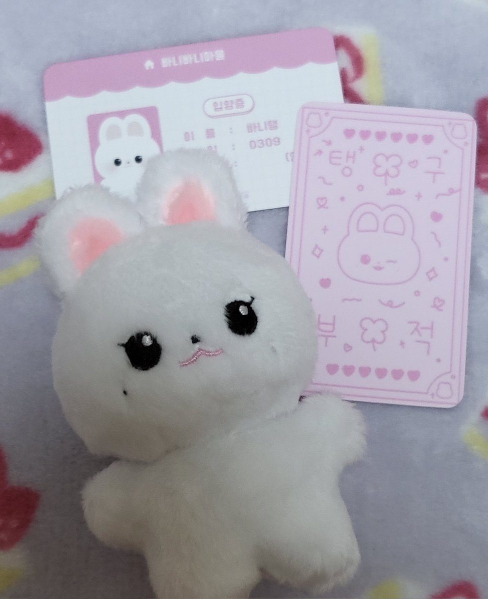 바니탱 애기 도착~>_🫳 !!🐰
으앙넘코여워!!