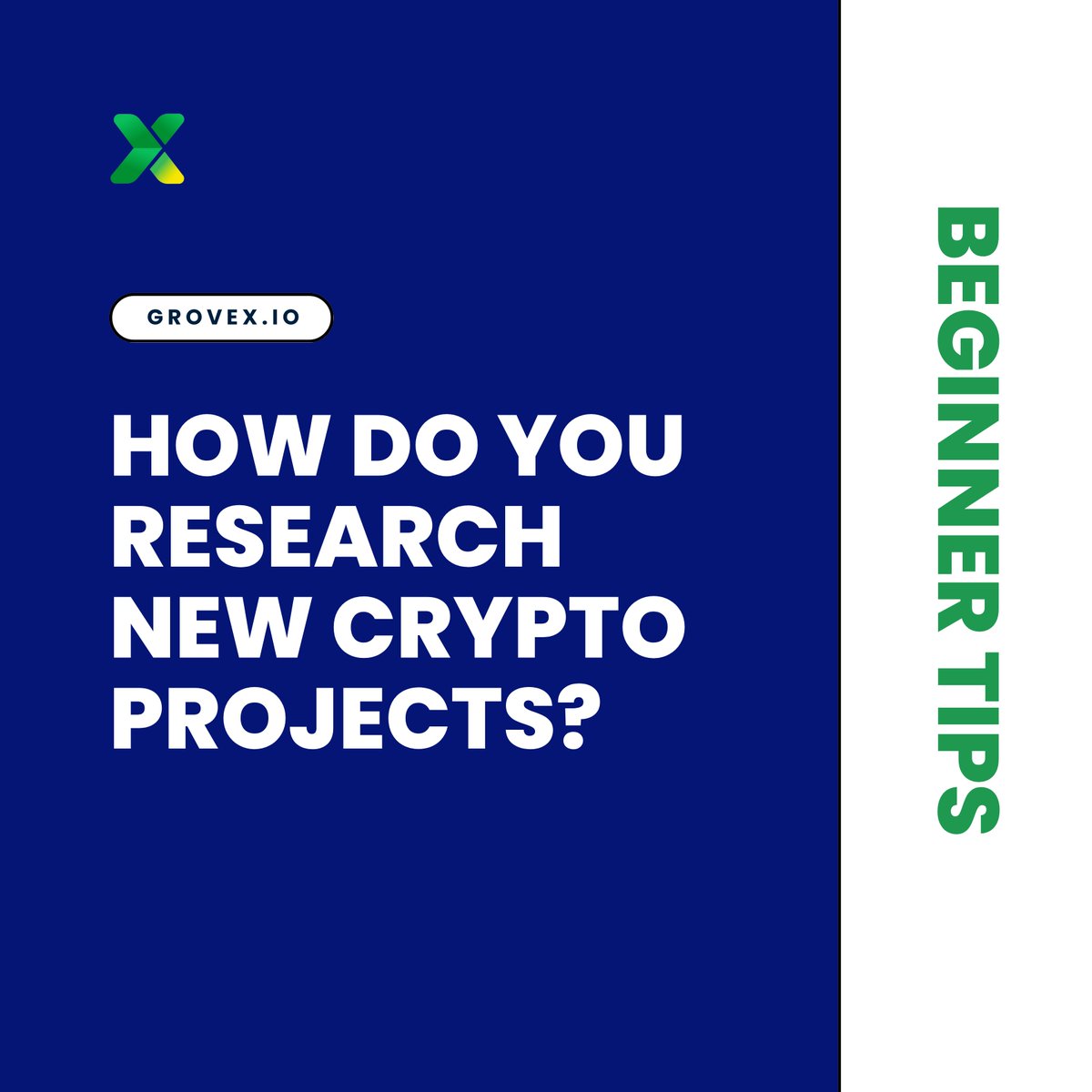 🌟 Community Callout! 🌟

We're building a stronger, more informed crypto community, and we need your insights! 

Share your beginner tips on how you research new crypto projects in the comments below. 🕵️‍♂️💡
#CryptoCommunity #ResearchTips #BeginnerGuide #CryptoNews #GroveX