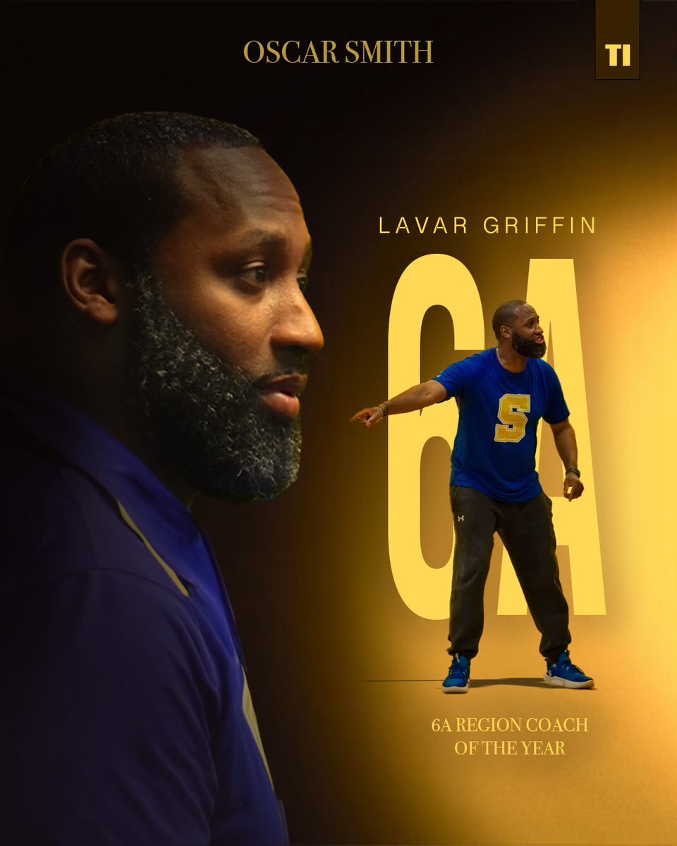 Congratulations Coach LaVar Griffin, 6A Region Coach of The Year.
