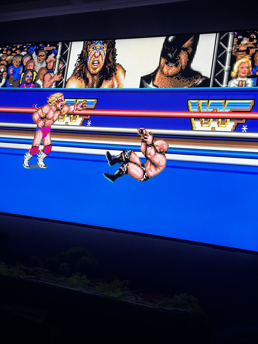 Watching the best wrestling games episode of #ThisIsAwesome with @GameOverGreggy on @peacock to hype myself up for @WWEgames 40 Years of Wrestlemania with WWE 2K24 (spoilers: It’s Wrestlefest…so far)