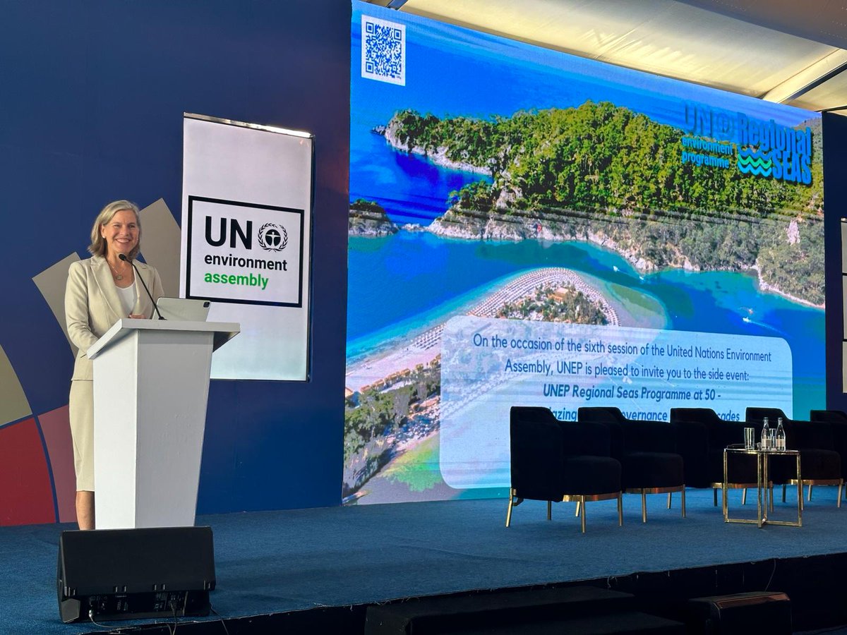 At #unea6 we celebrated 50 years of cooperation under The UNEP Regional Seas Programme. 50 years, 146 countries, bringing neighboring countries together to cooperate on ocean governance. These “pearls of multilateralism” are truly worthy of celebration!