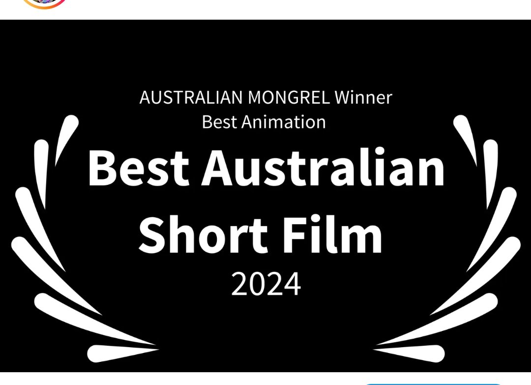 Proud to announce that our animated short Australian Mongrel last night won Best Animation at the 2024 Best Australian Short Film Festival.Made with Belinda Lopez it is now available for streaming on SBS OnDemand #shortfilm #filmfestival