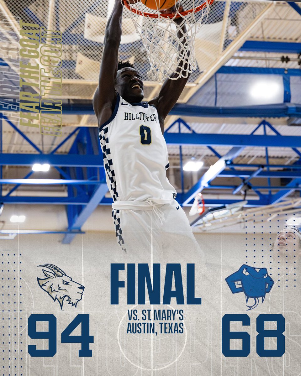 🏀 | FINAL: @SEUMBasketball wins! #FearTheGoat 📊 tinyurl.com/5xd6524s