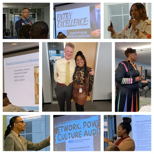 Thursday Thrive! Principal Academy Excellence: Networking, Entry Plans, RTI, and G/T! Many interesting angles and topics presented. Then, I led the work around Scaffolding and Differentiation at Twain. @MsEricka_Austin @DraESVillanueva @DrLadora @Dr_JDavila @HISDCentral @TeamHISD