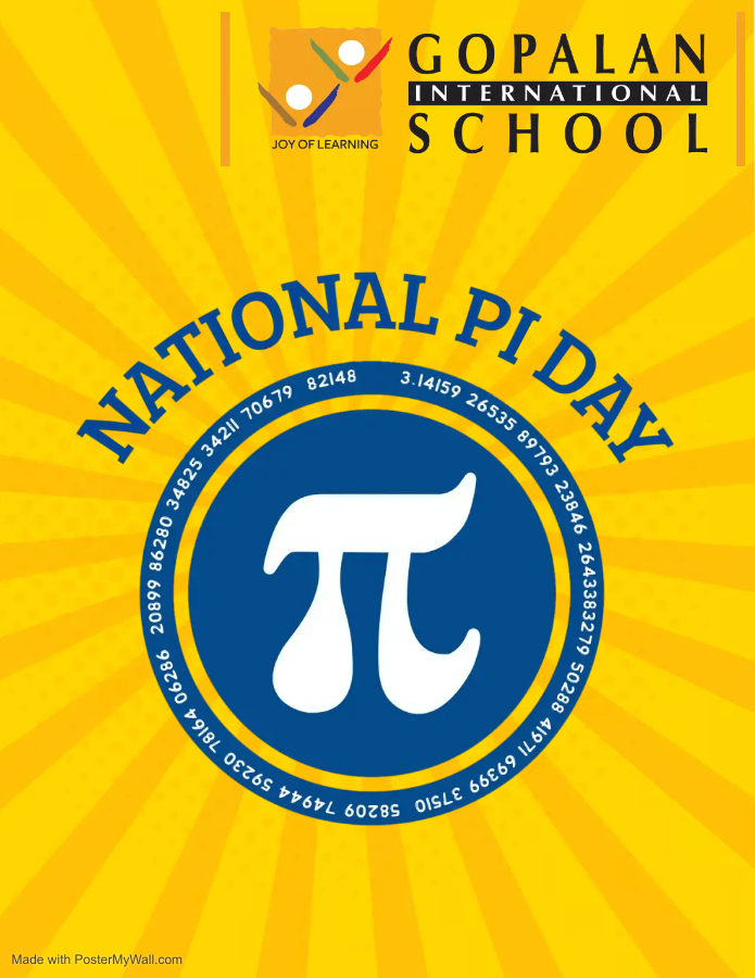 Mathematics has become simple with Pi. Let’s celebrate this Pi day by acknowledging this constant. Happy Pi day
#gopalaninternationalschool
#joyoflearning
#PiDay