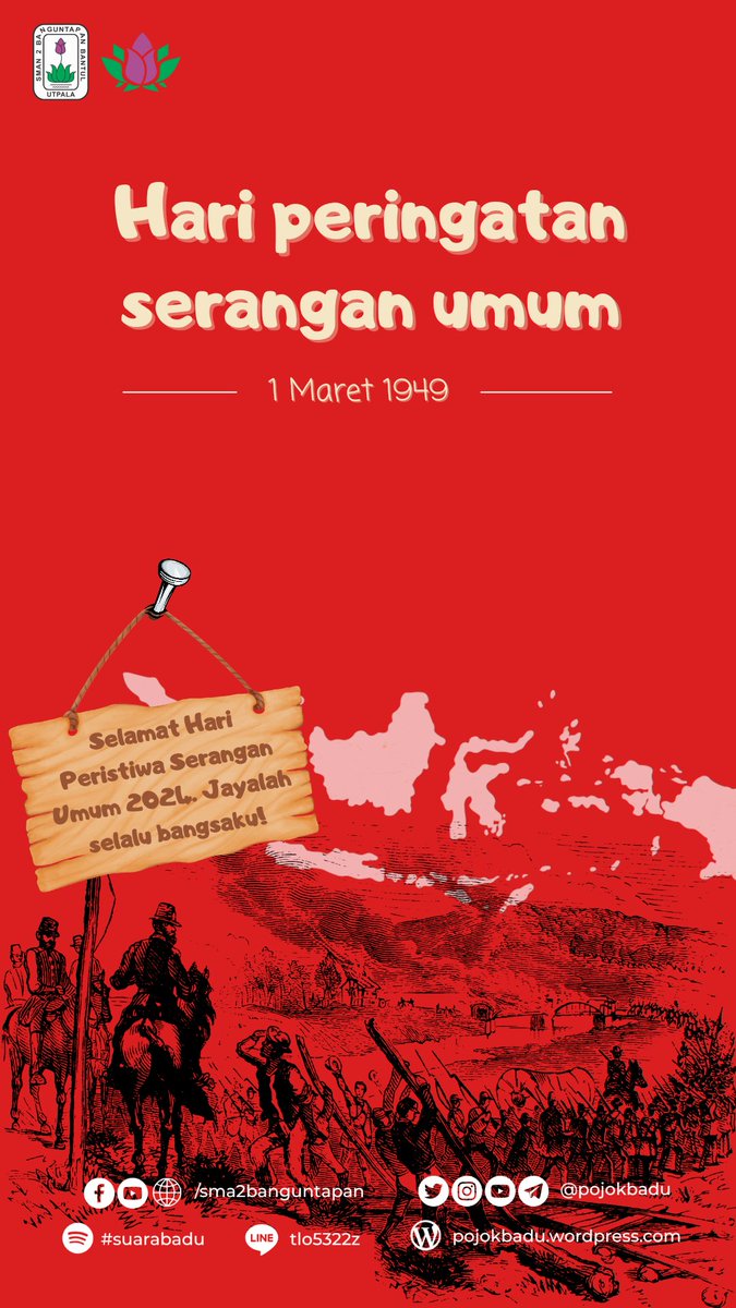 PojokBadu's tweet photo. Selamat hari serangan umum 1 Maret 🔥🔥 https://t.co/XBXgdwz7sr